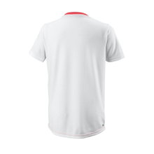 Wilson Tennis Tshirt Team II Triangle Crew coral/white Boys
